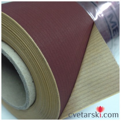 Крафт хартия - бордо от www.cvetarski.com